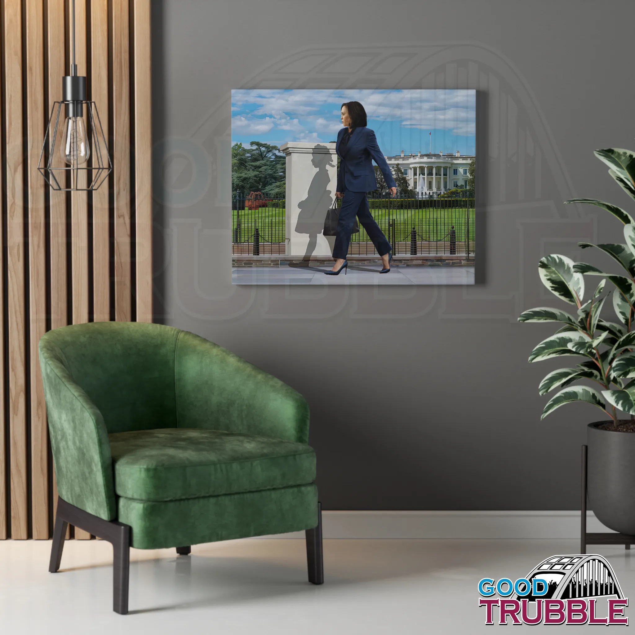 Original "That Little Girl Was Me™" Canvas, Featuring Ruby Bridges and Kamala Harris, Black History, Civil Rights, Women's History, BLM,